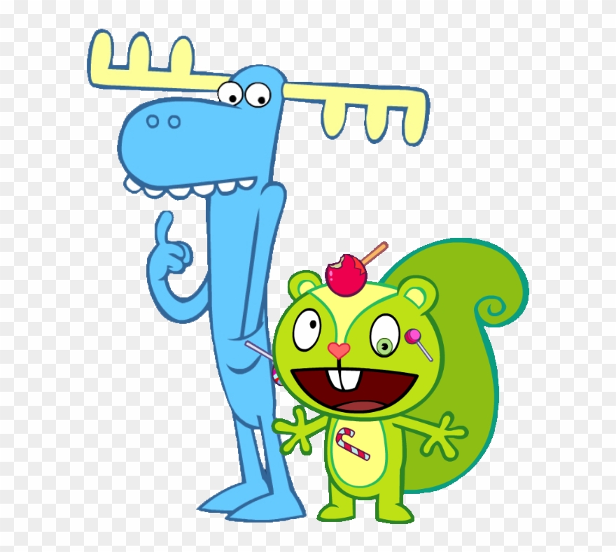 Dumb And Dumber - Happy Tree Friend Nutty Clipart