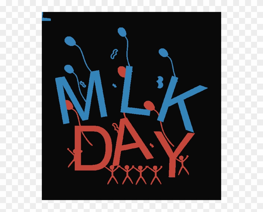 Clip Art King Martin Luther Day Text Mlk Day Mlk Day - Graphic Design - Png Download