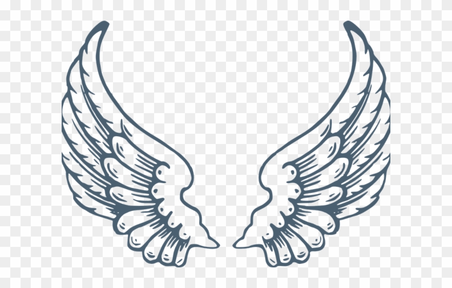 Wings Clipart Clear Background - Transparent Pink Angel Wings - Png Download