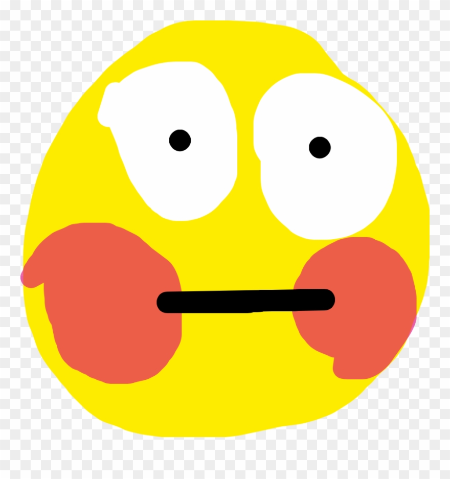 Im A Emogi 😳see I Make This Face 😦 Ops Rong One 😳see - Circle Clipart