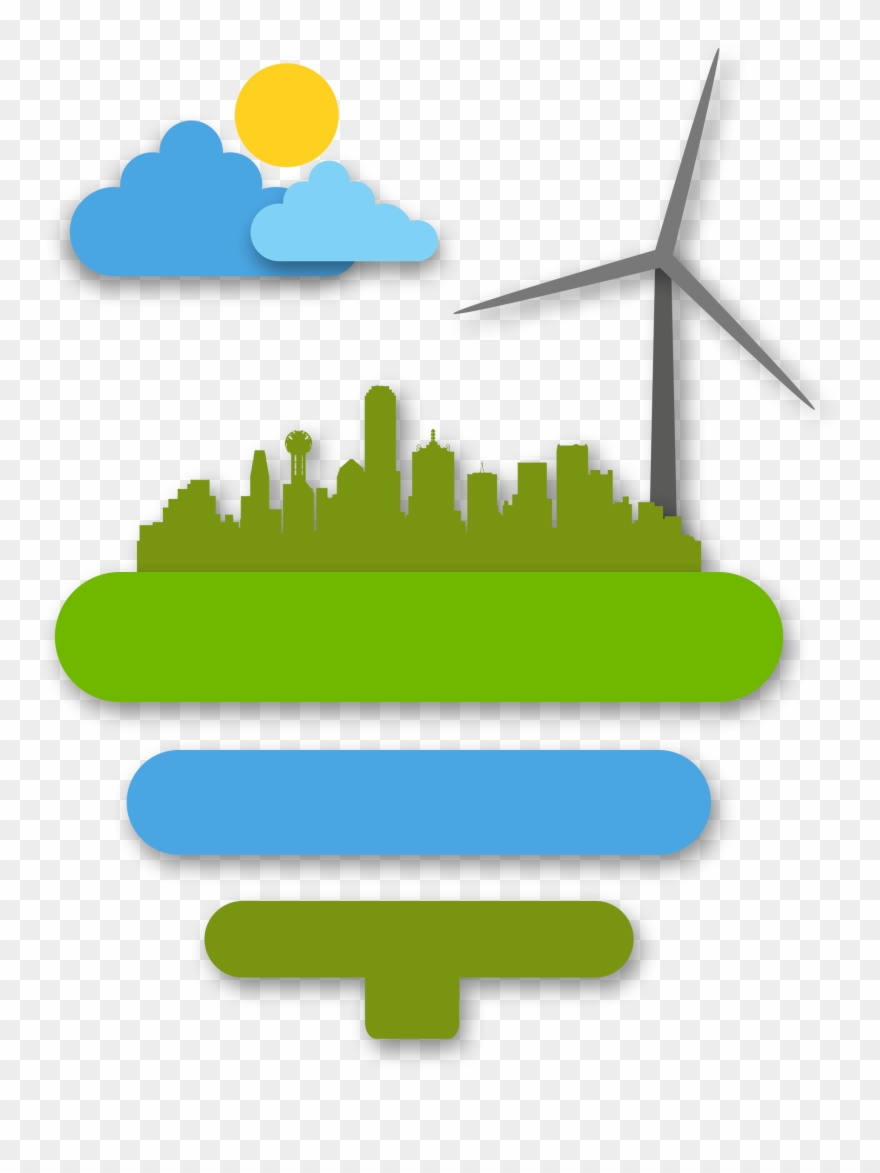 Renewable Wind Dallas - Wind Turbine Clipart
