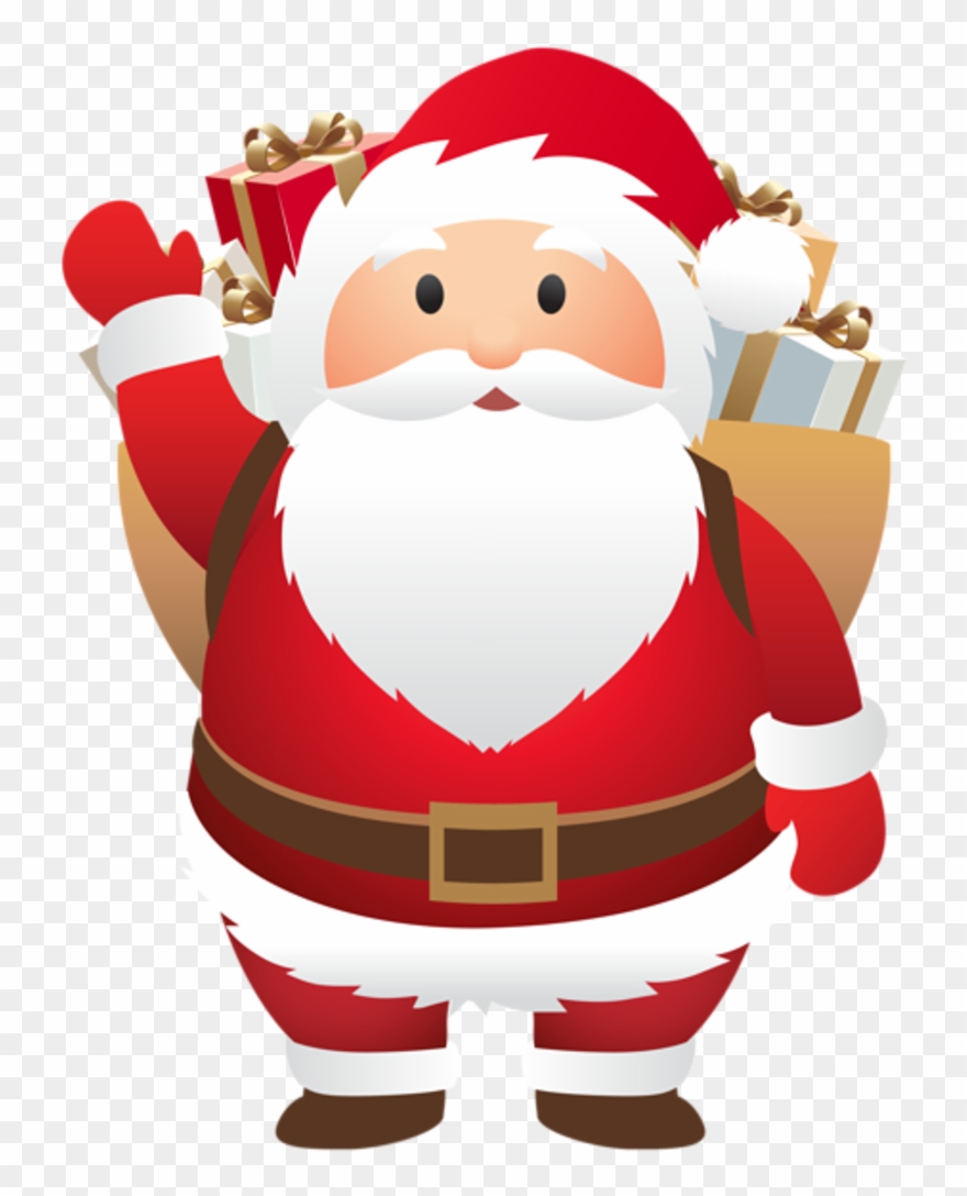 800 X 1043 Png 290kb - Cute Santa Claus Transparent Background Clipart