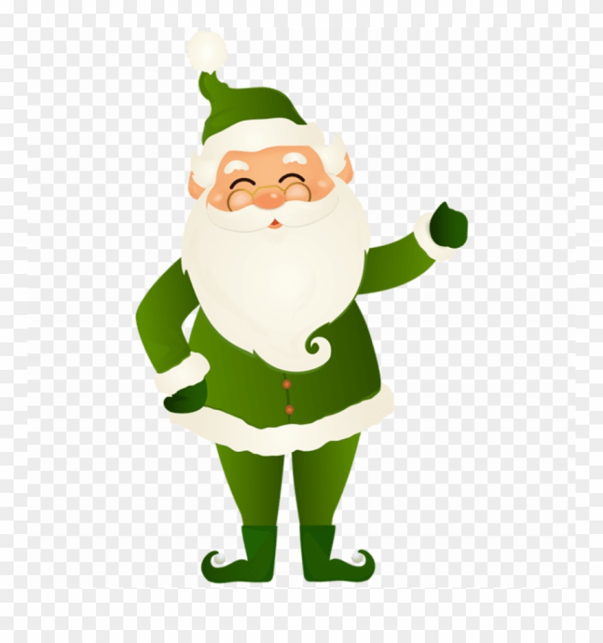 Free Png Santa Helper Png - Jingle Bell Santa Claus Clipart