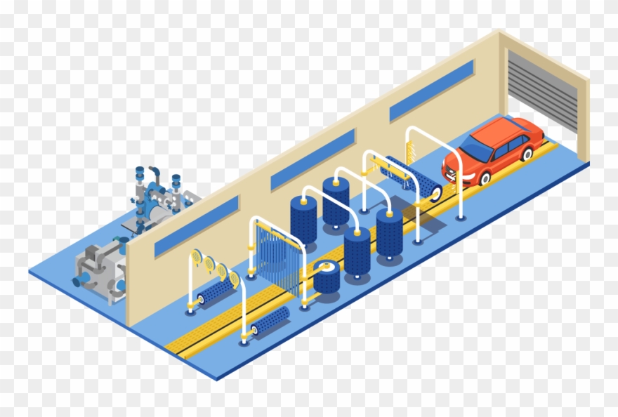 1 - Isometric Car Clipart