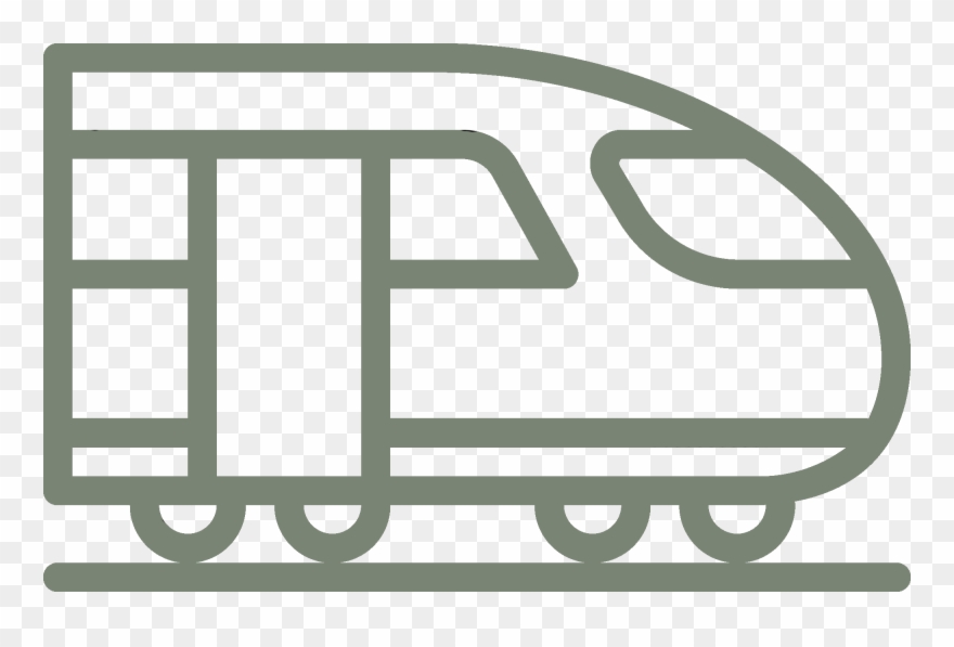By Train/tgv Clipart