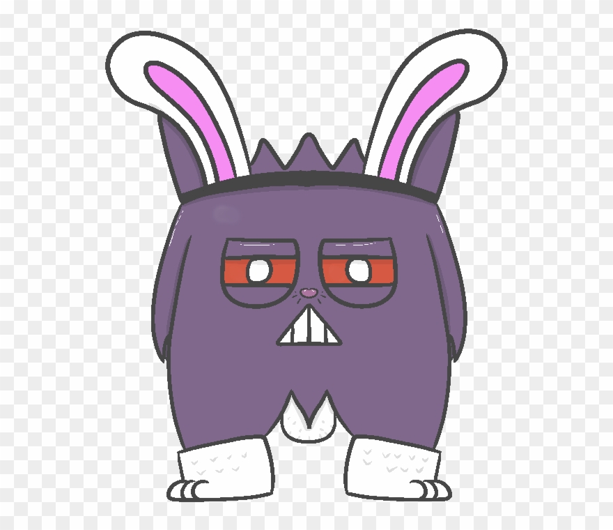 Pokemon Gengar Easter Rabbit - Cartoon Clipart