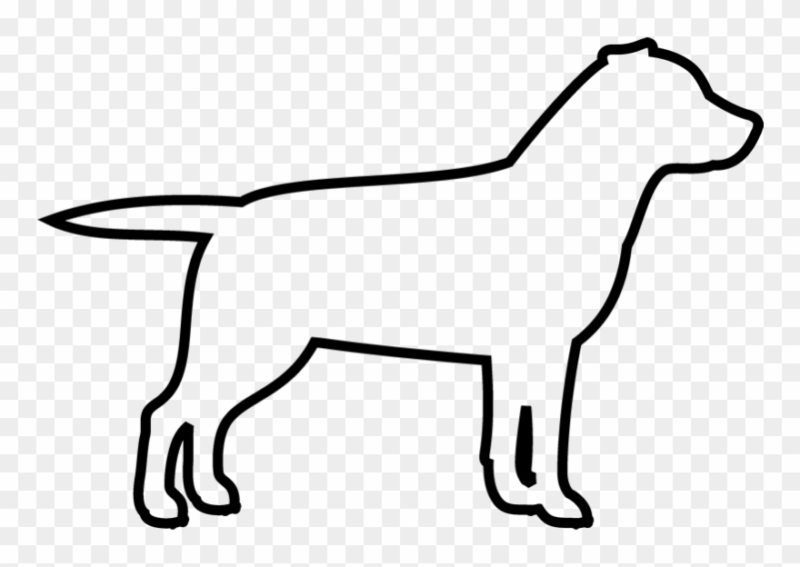 Dog Outline Png - Hunting Dog Clipart