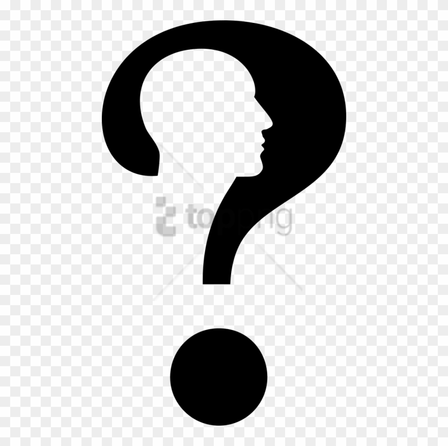 Question Mark Png Face - Question Mark With Face Png Clipart