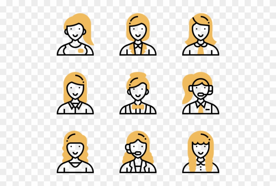 Careers Women - Cartoon Clipart