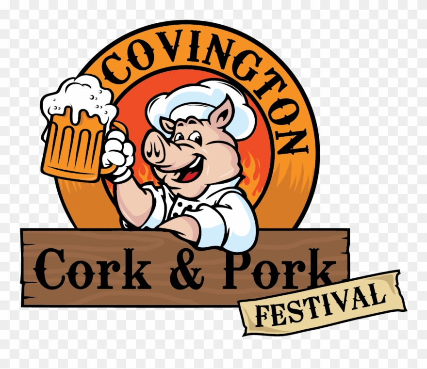 2019 Cork And Pork T-shirts - Pork Logo Clipart