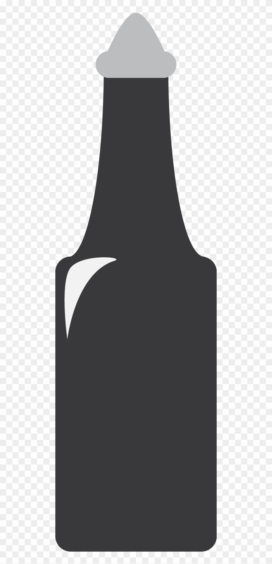 Acetic, Sour - Glass Bottle Clipart