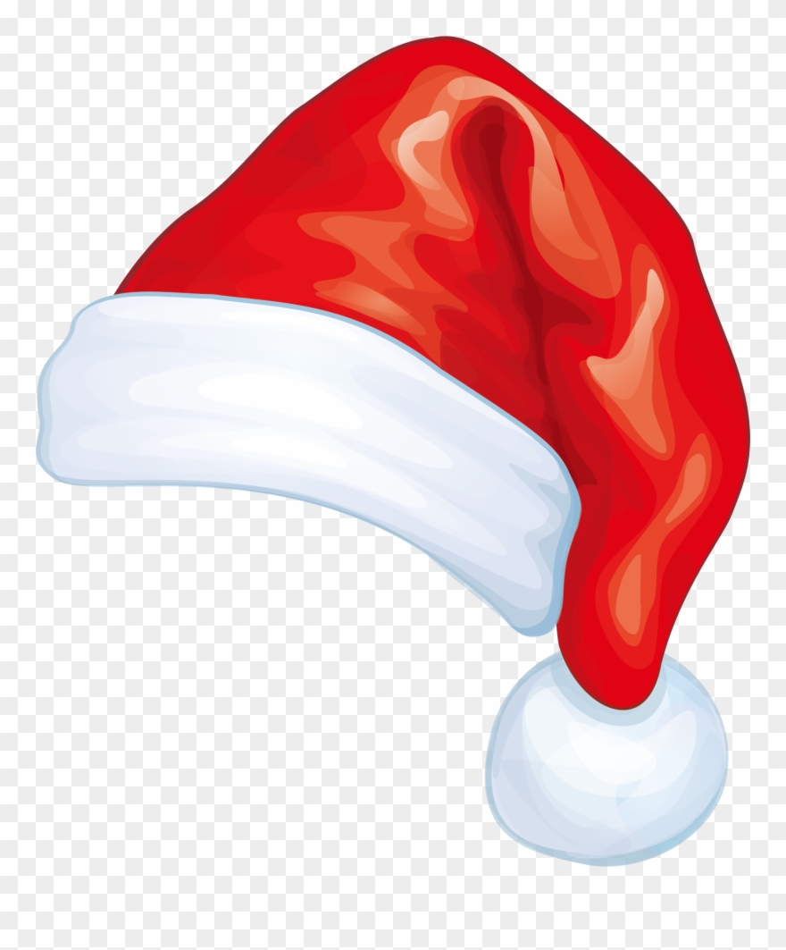 Snowman Painted Claus Hand Watercolor Santa Hat Clipart - Watercolor Santa Hat Png Transparent Png