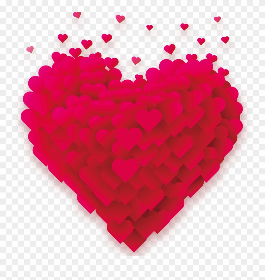 Love Heart Happiness Valentines Day Whatsapp - Imagem De Coraçoes Apaixonados Clipart