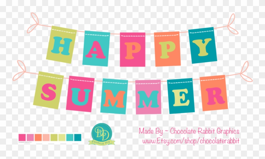 Happy Summer Png - Digitals Clipart
