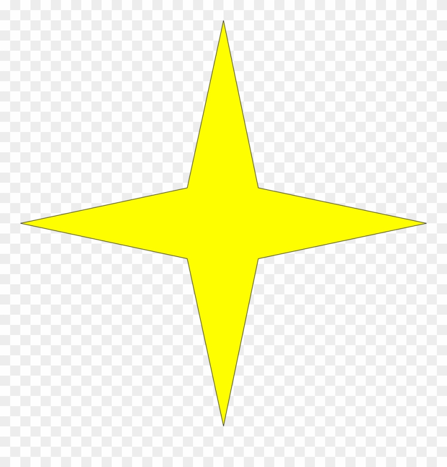 Estrella Amarilla Amarillo Poco De Estrellas Estrella - Illustration Clipart