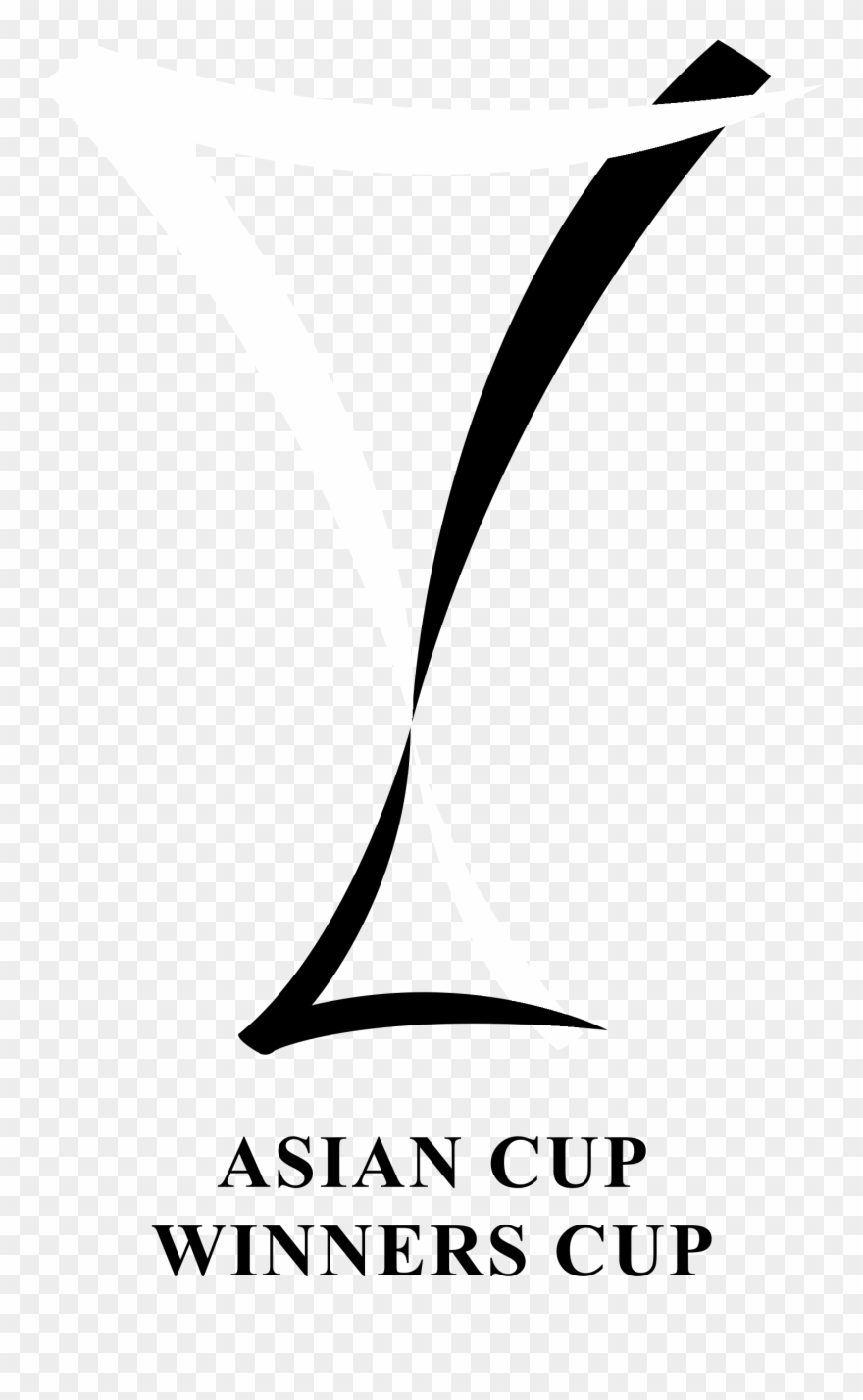 Asian Cup Winners Cup Logo Black And White - Asian Cup Winners' Cup Clipart