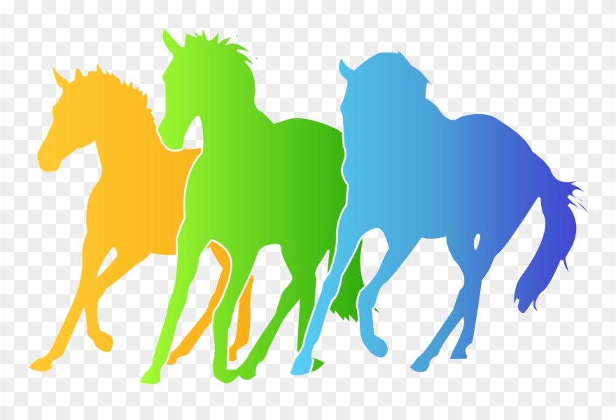 Equestrian Lifestyle Solutions - Vector Horses Clipart