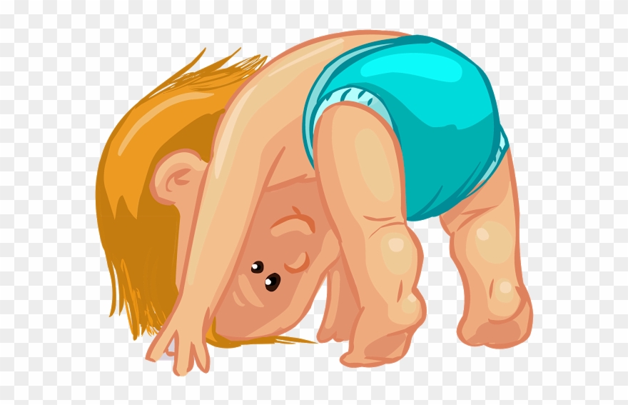 Bebê Yandex, Baby Clip Art, Baby Scrapbook, Infant, - Bebe Fralda Desenho - Png Download