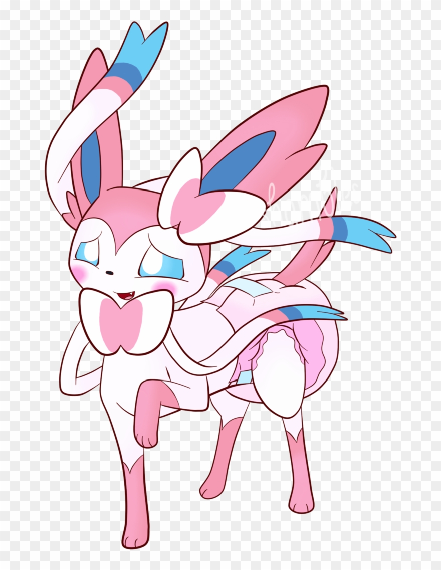 Sylveon By The Shambles - Pokemon Sylveon In Diapers Clipart