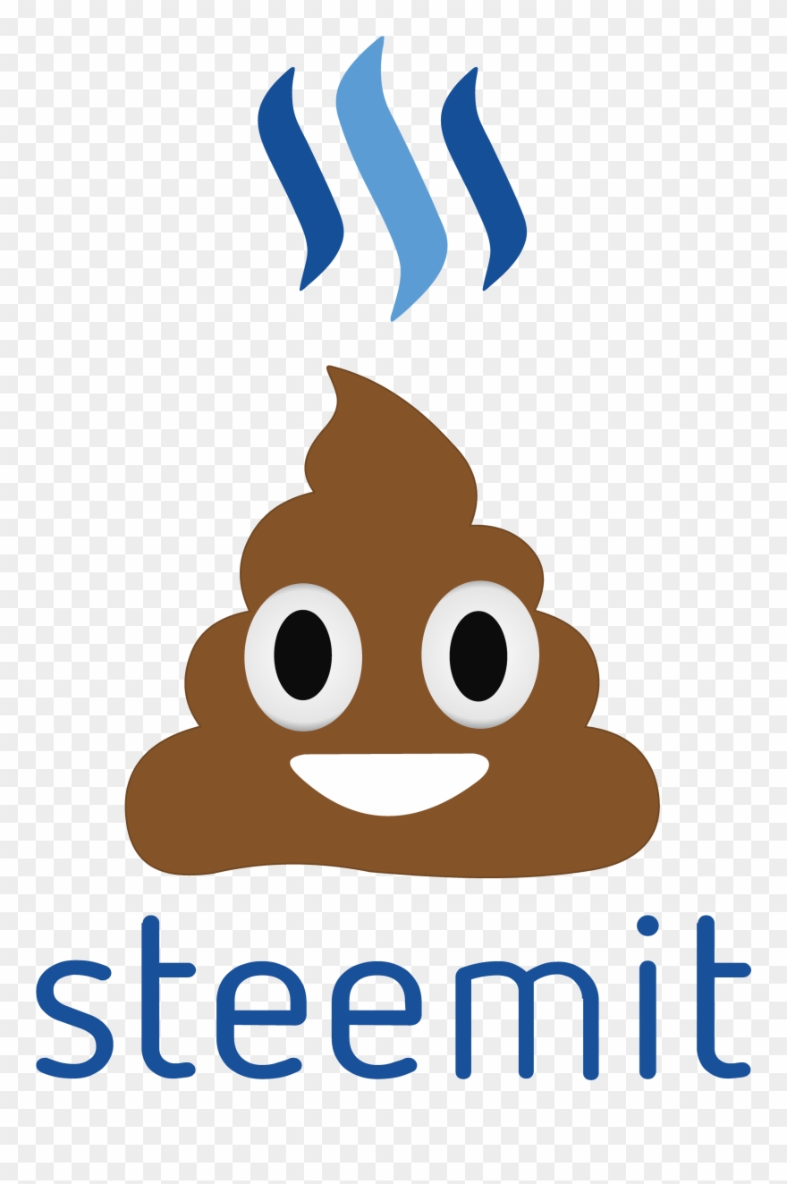 Steemit Is The Shit Artboard - Big Poop Emoji Clipart