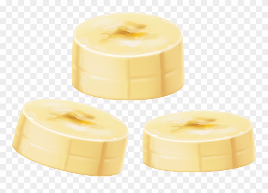 Banana Slices Png Clipart, Is Available For Free Download - Dessert Transparent Png