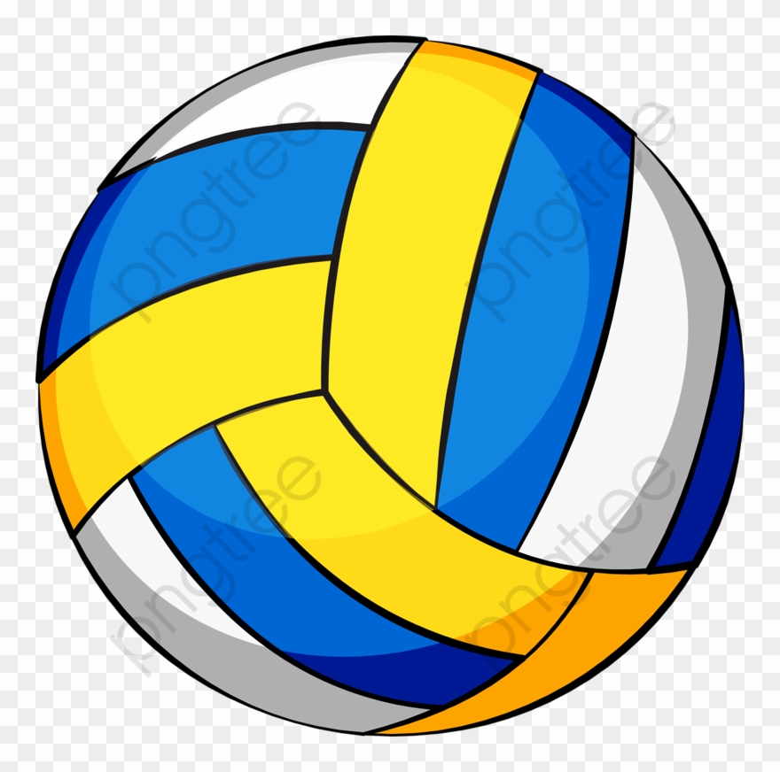 Volleyball Clipart Blue - Png Download