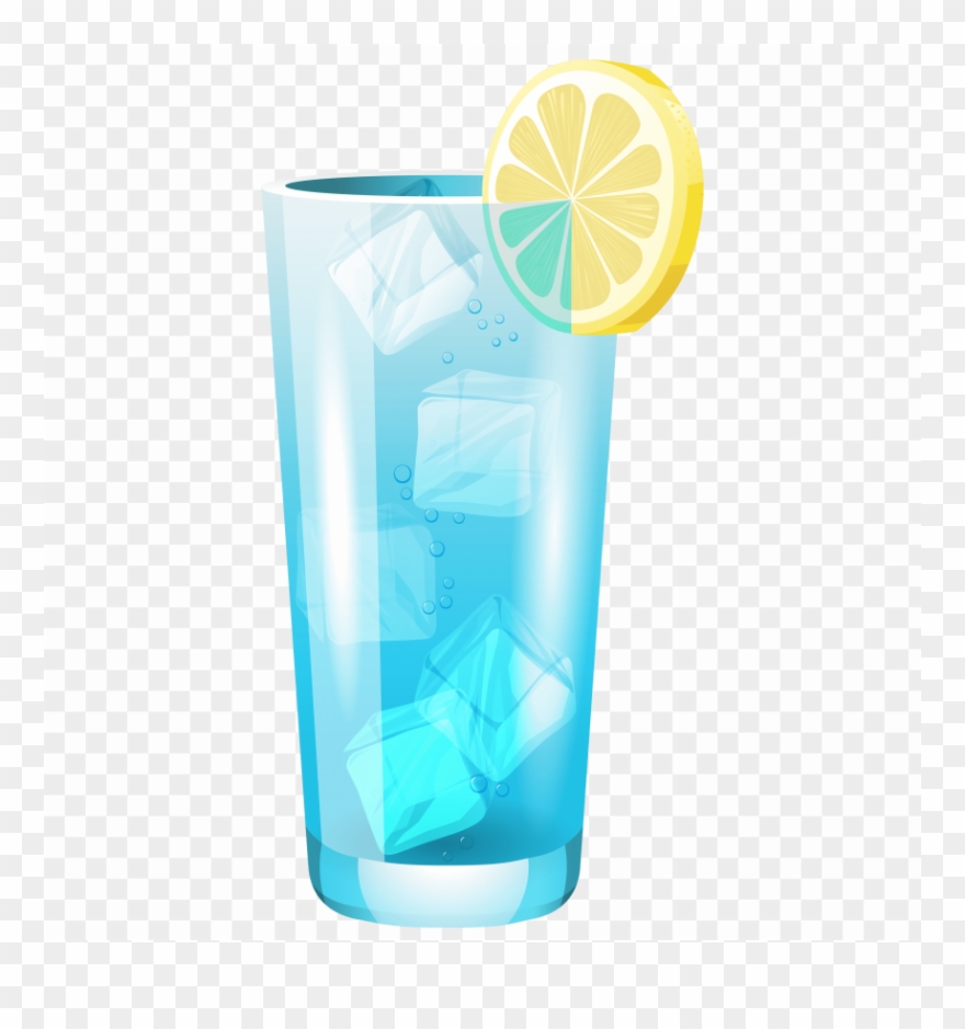 Free Png Download Transparent Blue Cocktail Clipart - Blue Lemonade Png