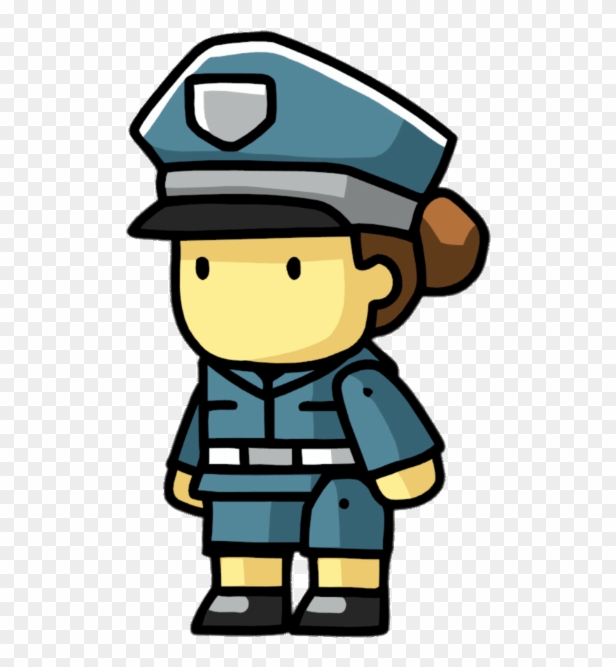 Download - Scribblenauts Cop Png Clipart
