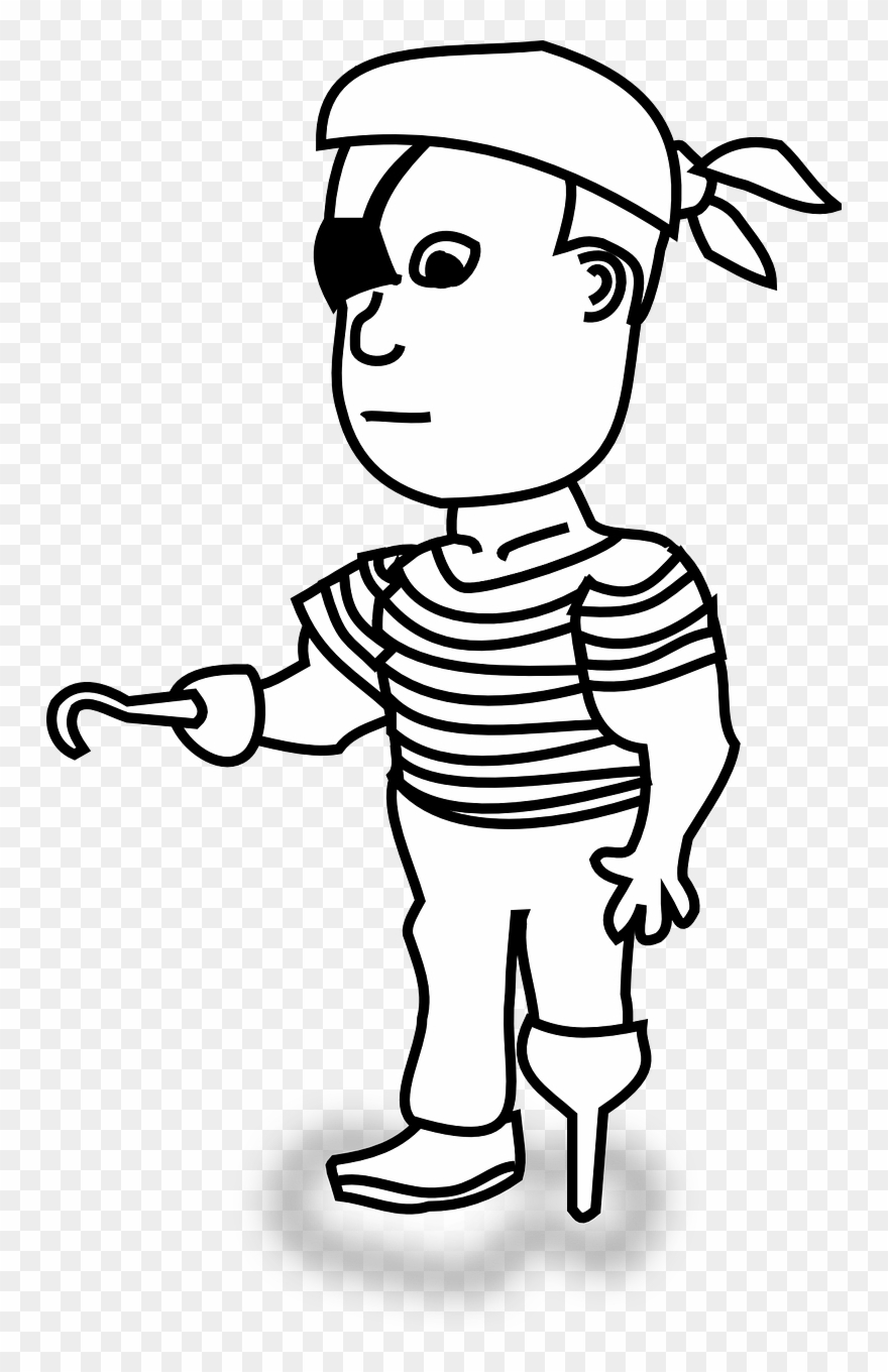 Pirate Eye Patch Png - Pirate Clip Art Transparent Png