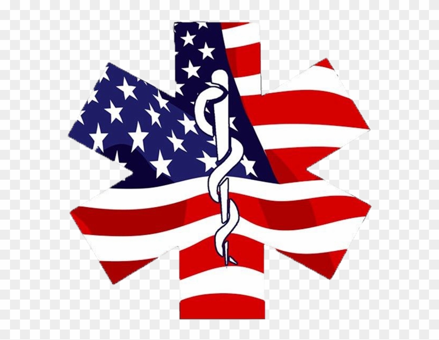 American Flag Ems Logo Clipart