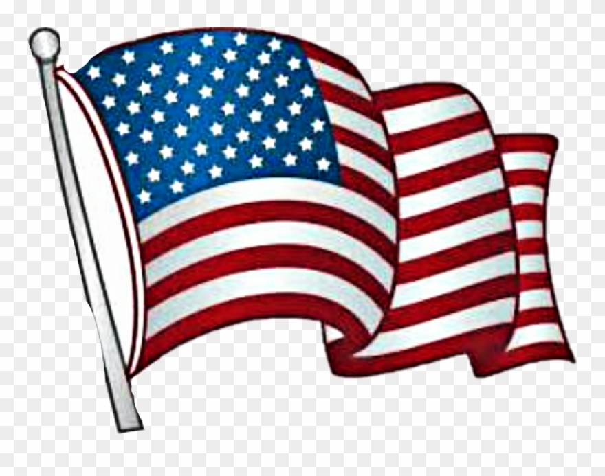 #american Flag #patriotic - علم امريكا كرتون Clipart