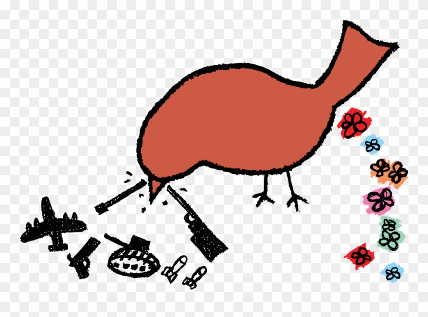 Peace Bird Dove Tank Color Colour Coral 3 Zeugma Peacesymbol - Clip Art - Png Download