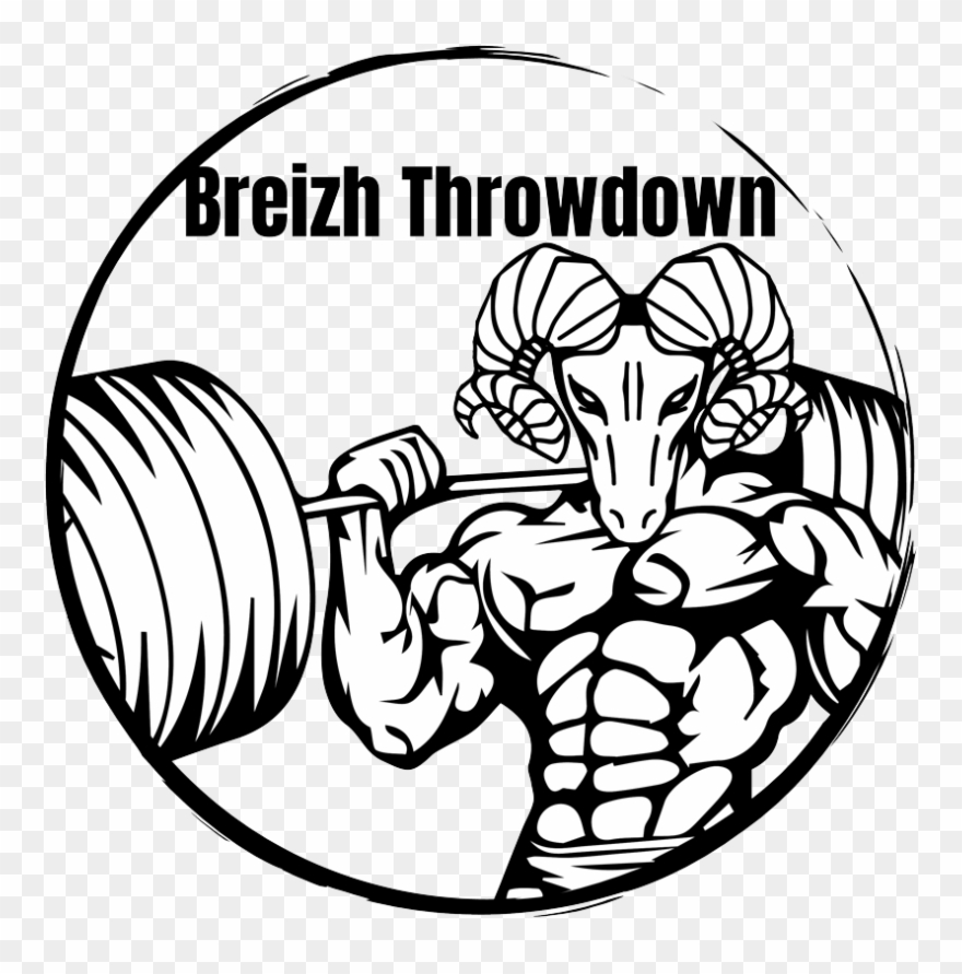 Breizh Throwdown - Bodybuilding Clipart