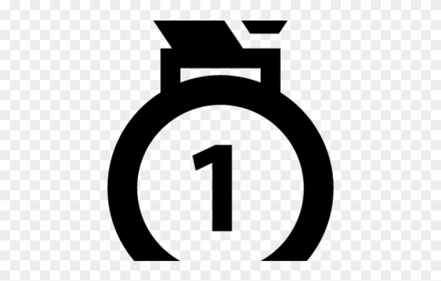 Medal Clipart Number One - Png Download