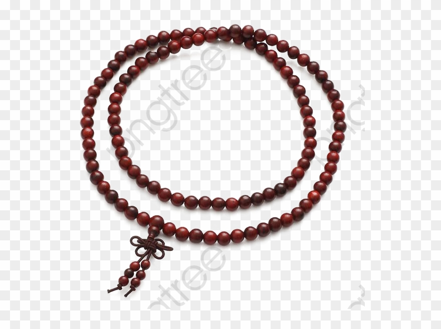Bead Brown Chain - Onyx Bead Necklace Clipart