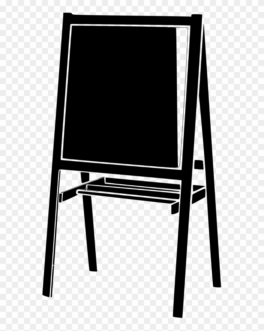 Clipart Chalkboard Easel - صور رسم سبورة - Png Download