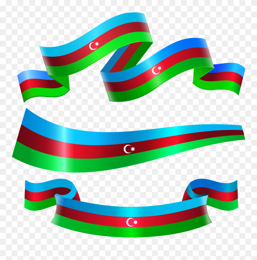 Azerbaijan Flag Azerbaycan Free Picture - Azerbaijan Flag Png Clipart