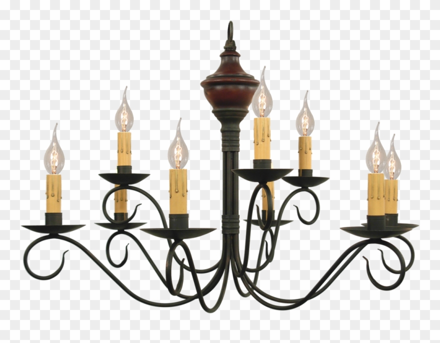 Katie's Handcrafted Lighting Washington Wood 2-tier - Primitive Decor Clipart