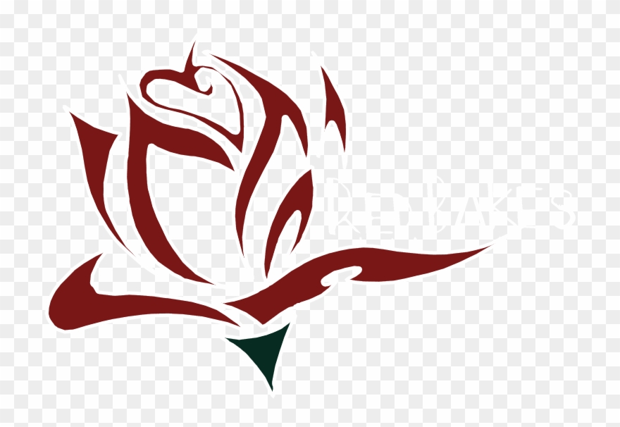 R - E - D - Bakes - Flowers Png Drawn Clipart