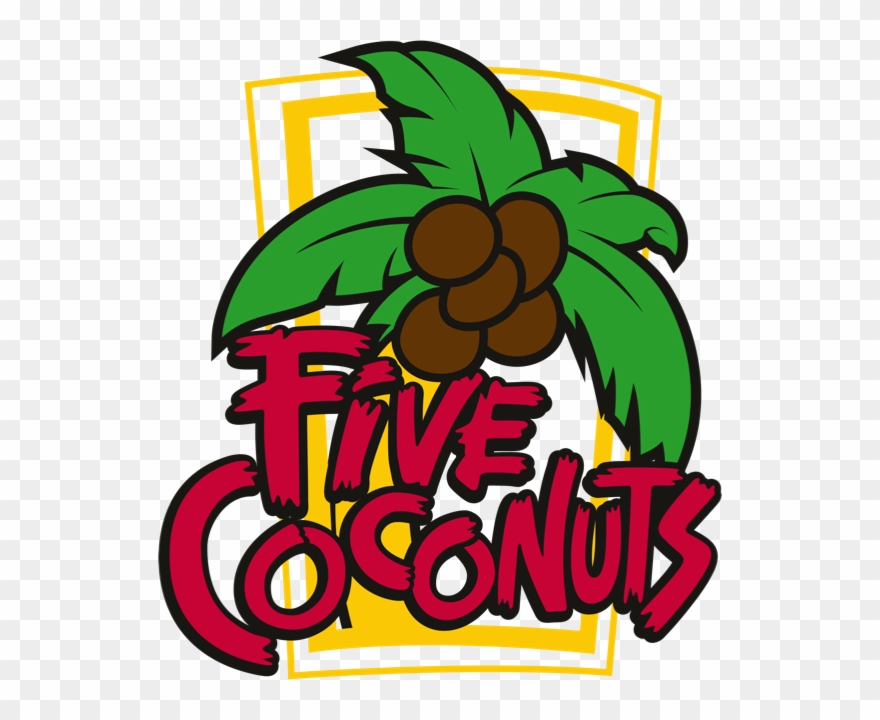 Five Coconuts Clipart