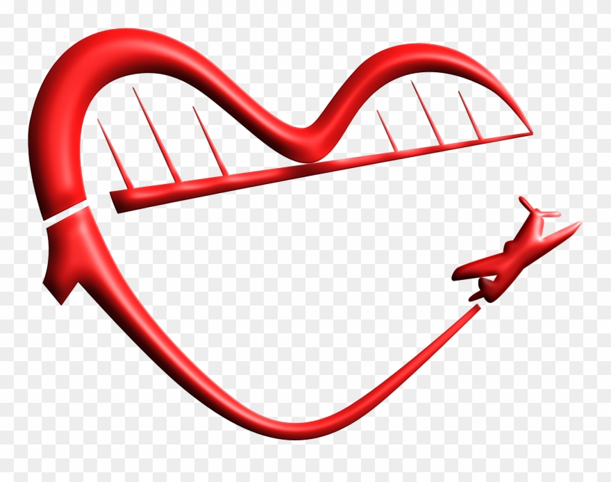 Love At First Flight Golf Tournament Logo Clipart