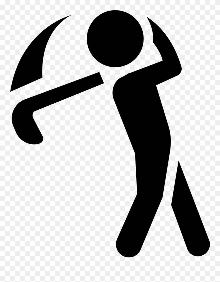Golf Png Picture - Black And White Golf Icon Clipart
