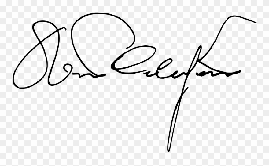 Adriano Celentano Signature Full - Line Art Clipart