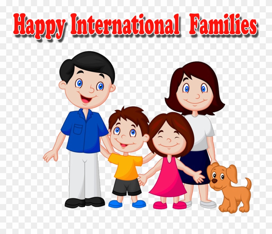 La Famille Dessin Animé Clipart