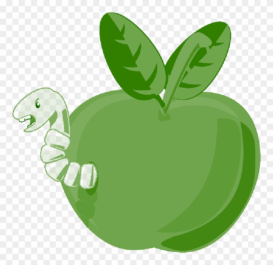 Red, Green, Apple, Food, Fruit, Small, Apples, Bitten - Cartoon Apple Clipart