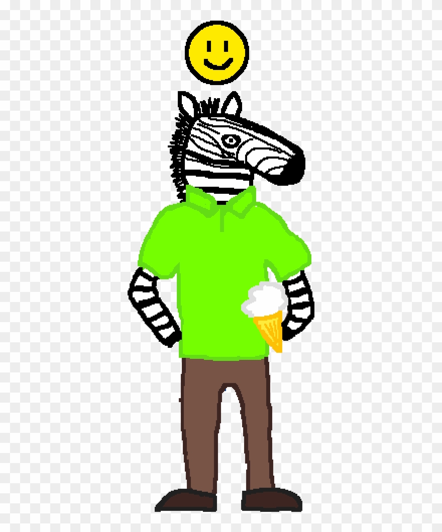 Zebra 1 Nuetral - Cartoon Clipart