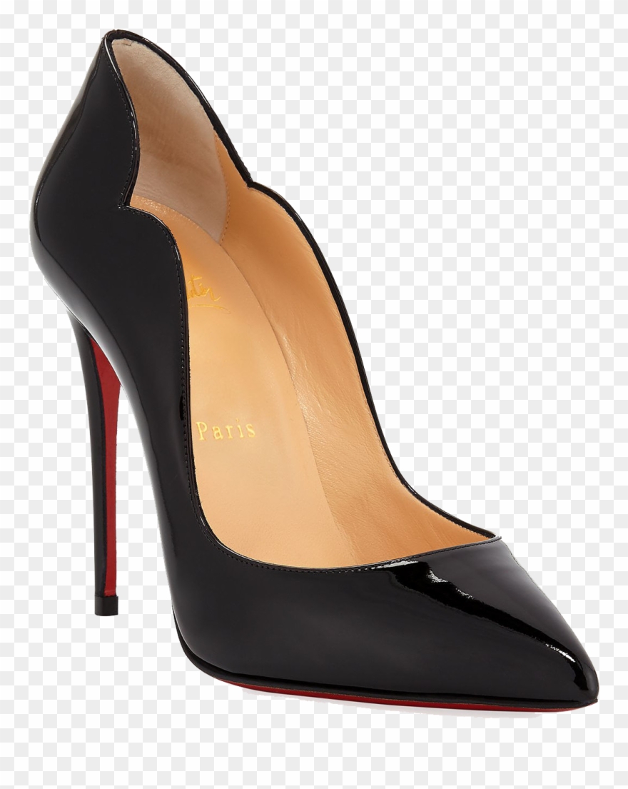 Black Louboutin Download Free Png - Christian Louboutin Patent Heels Clipart