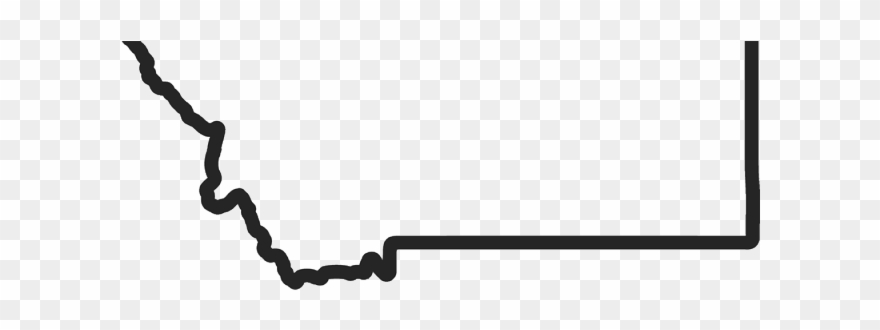 Montana Clipart Outline - Montana State Outline Clipart - Png Download