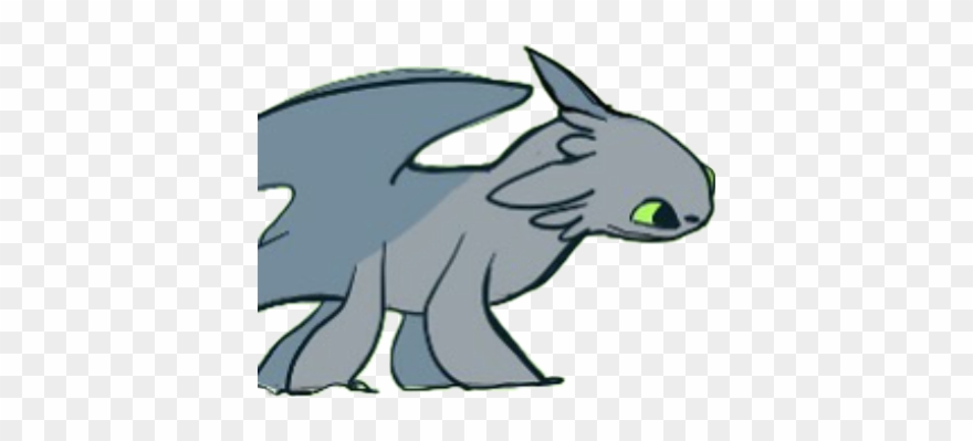 #ohnezahn #nachtschatten #drache #httyd - Cartoon Clipart