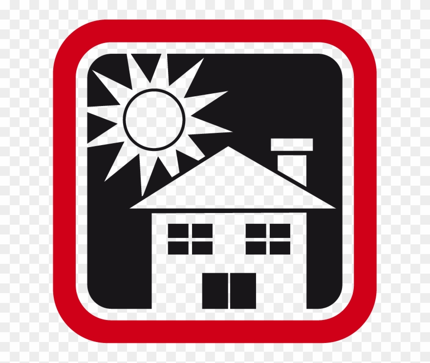 Raining On A House Clipart - Png Download